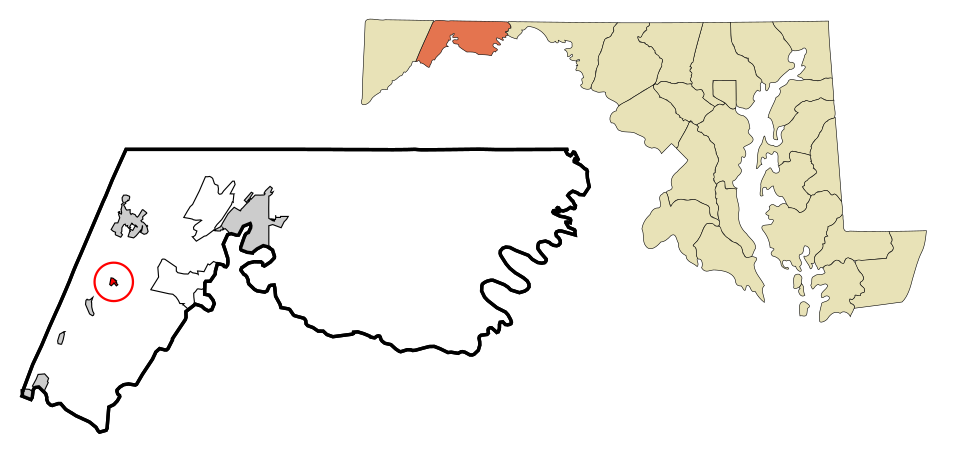 Locator map of Midland