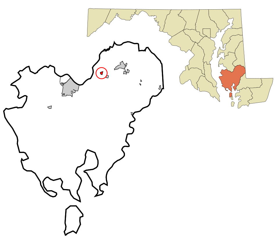 Locator map of Secretary