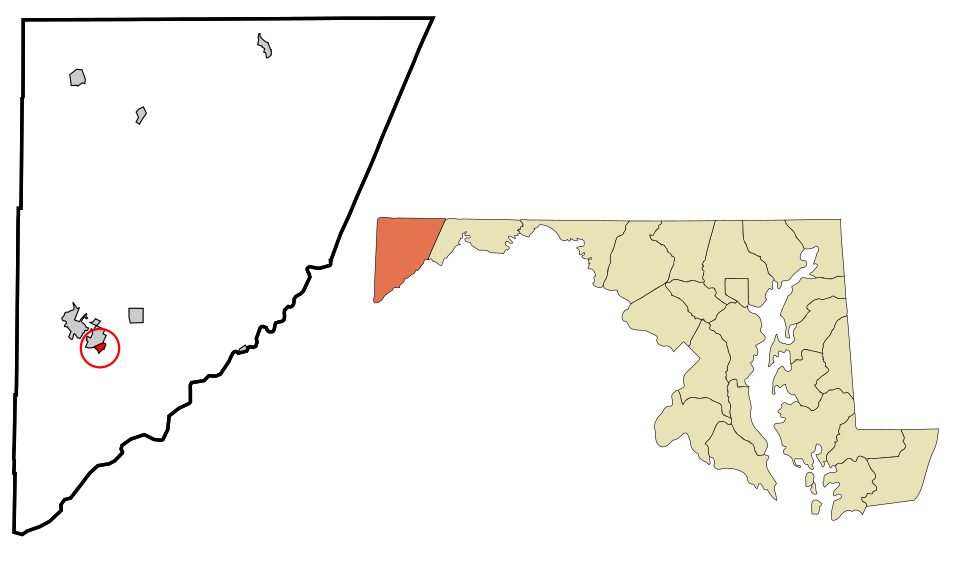 Locator map of Loch Lynn Heights