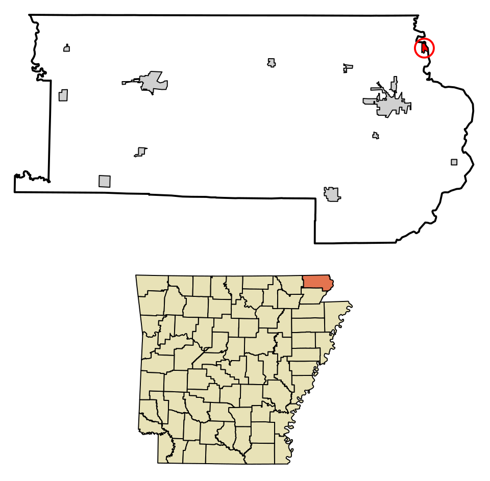 Locator map of St. Francis