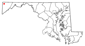 Locator map of Friendsville
