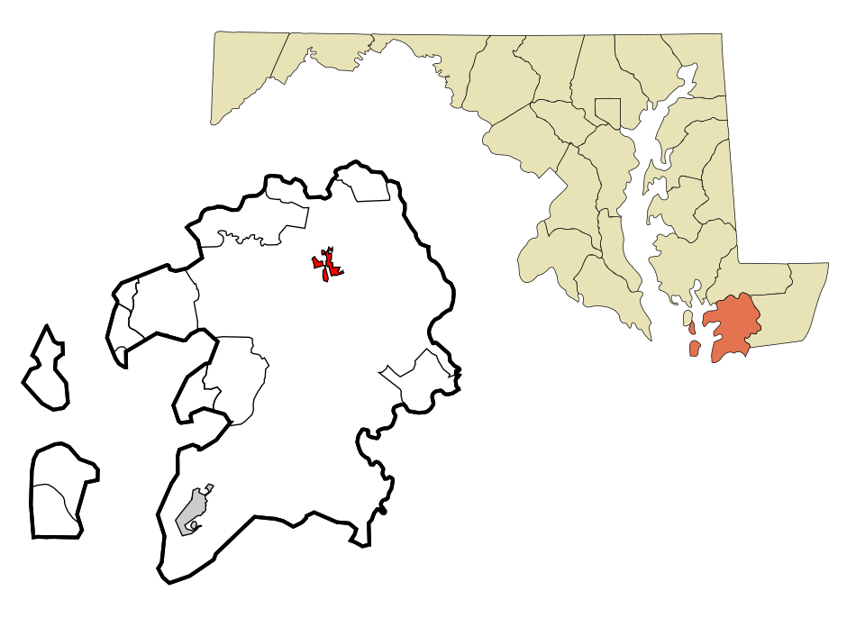 Map of Princess Anne