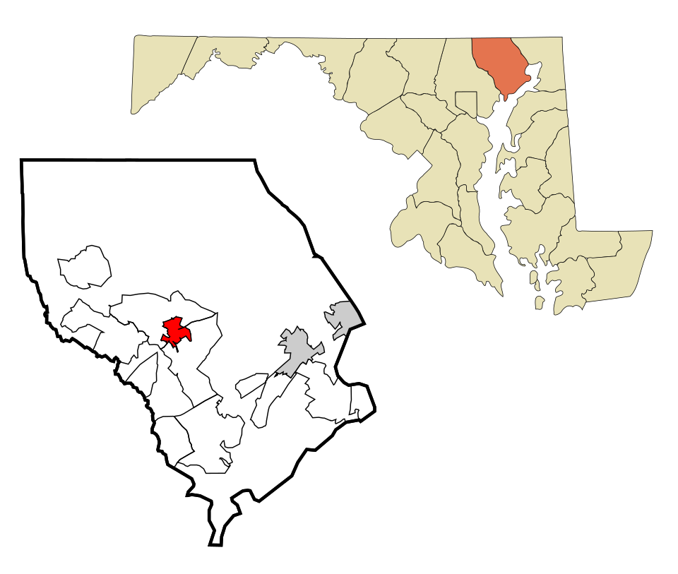 Map of Bel Air
