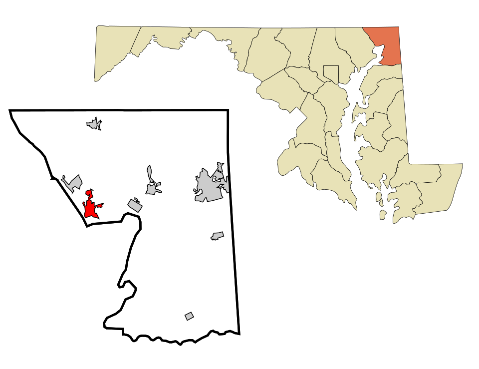 Locator map of Perryville
