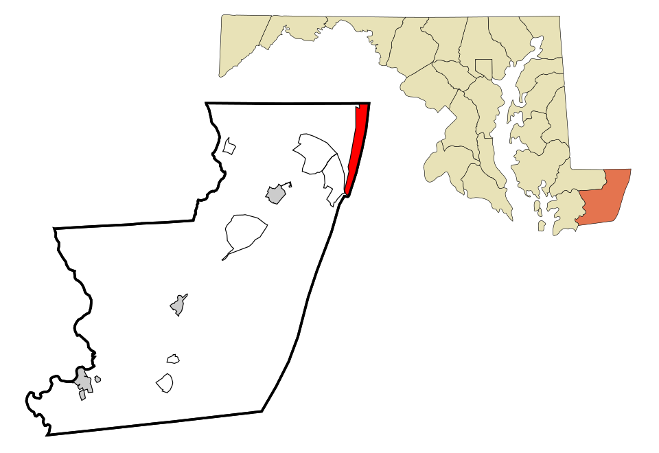 Locator map of Ocean