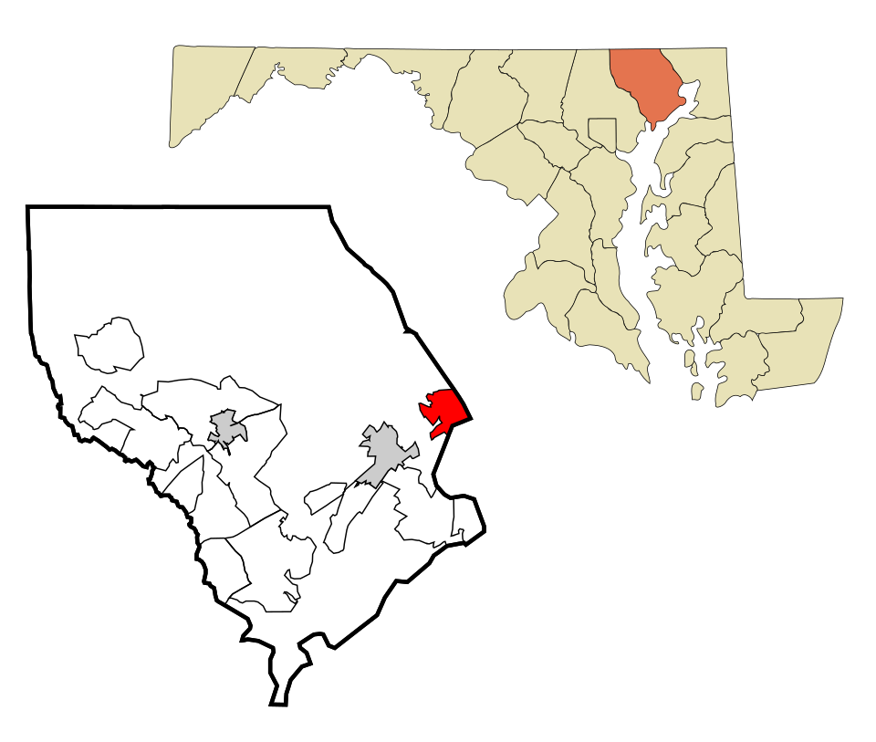 Map of Havre de Grace