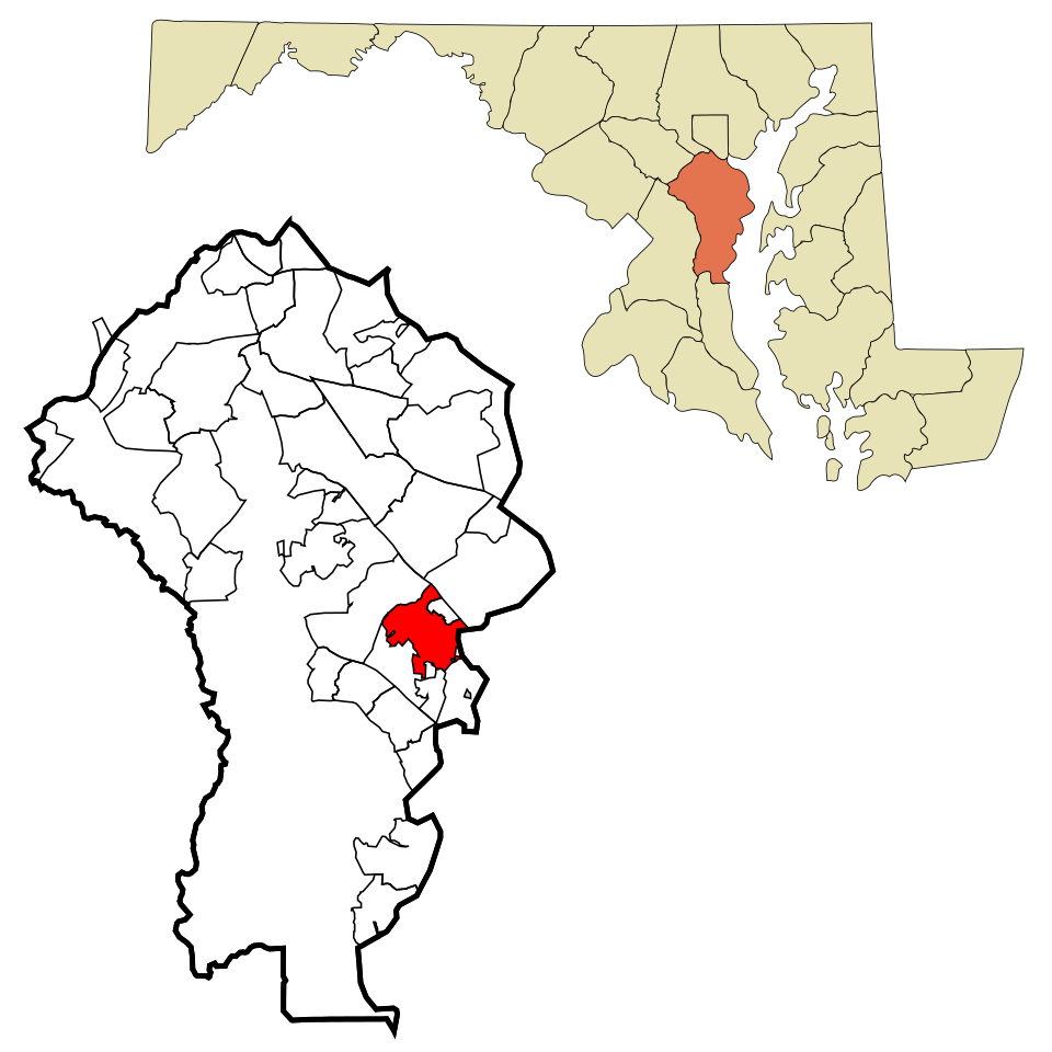 Locator map of Annapolis