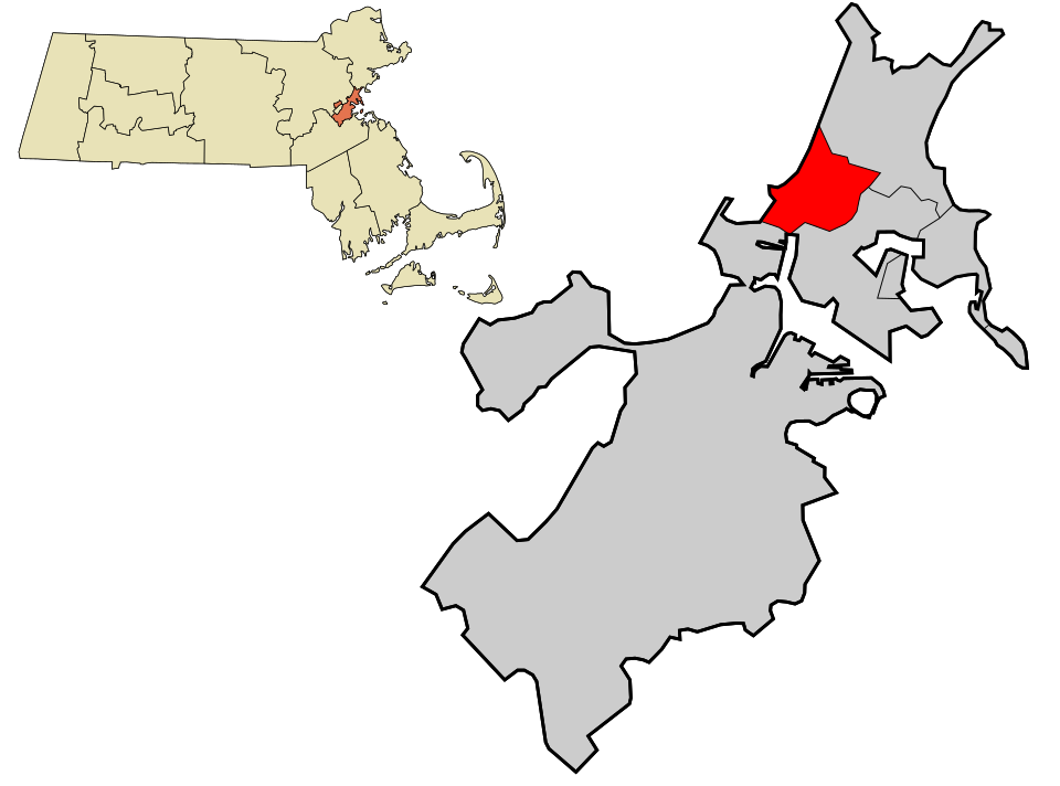 Locator map of Chelsea