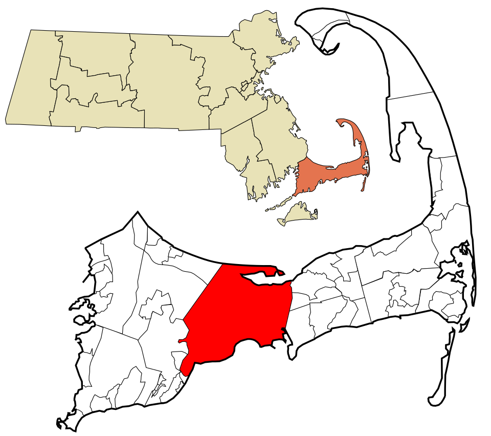 Locator map of Barnstable