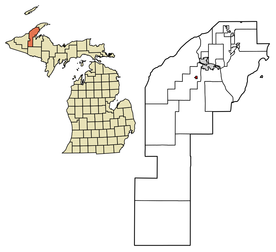 Locator map of South Range