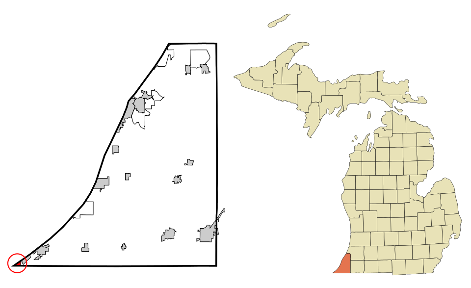 Locator map of Michiana