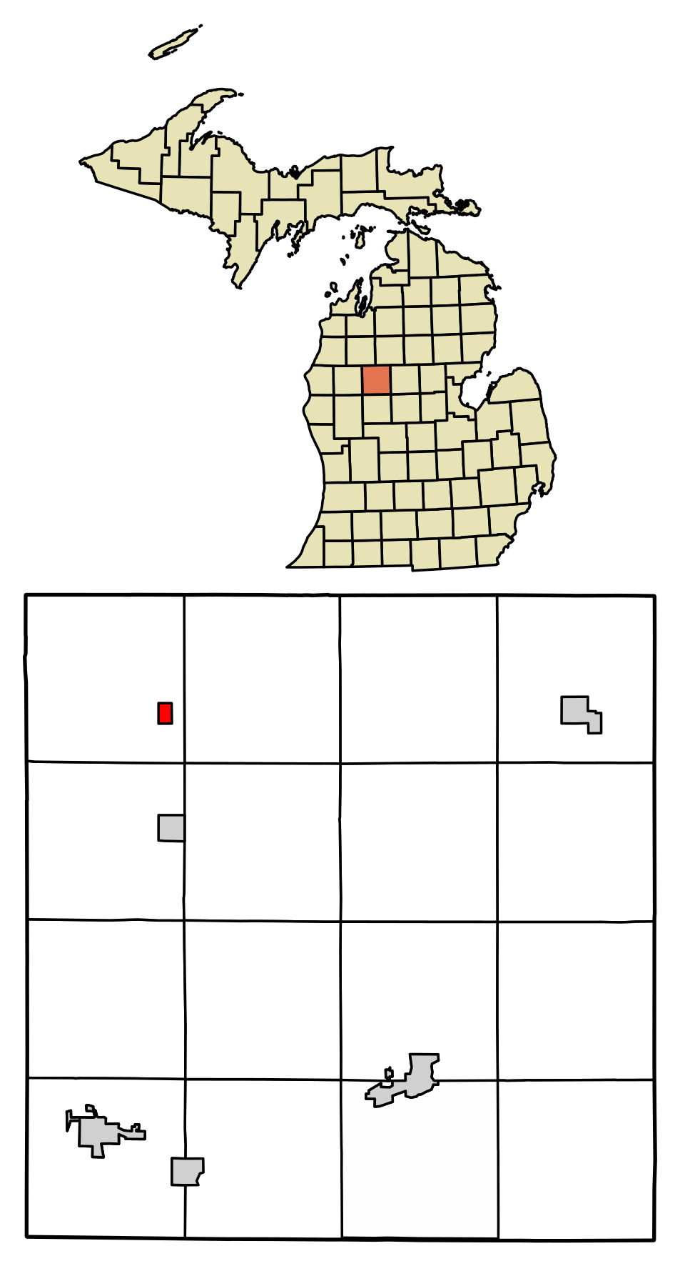 Locator map of Tustin