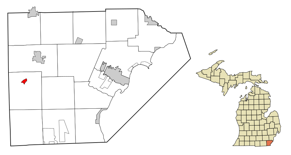 Locator map of Petersburg