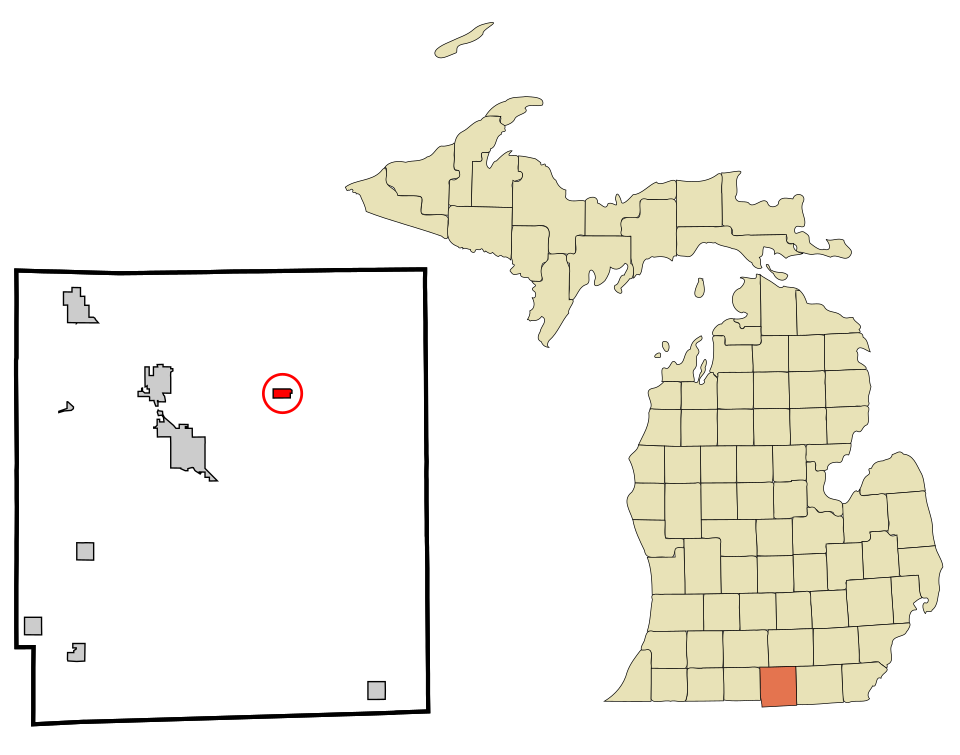 Locator map of North Adams