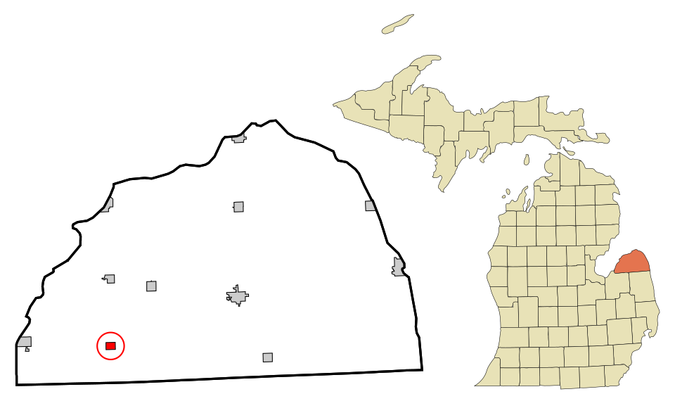 Locator map of Owendale