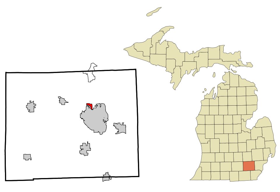 Locator map of Barton Hills