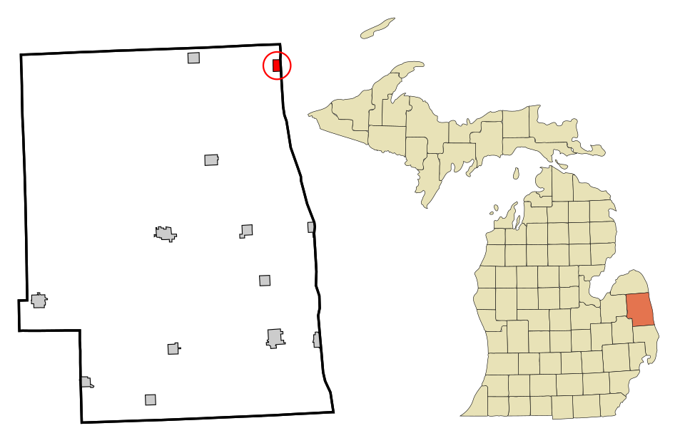 Locator map of Forestville
