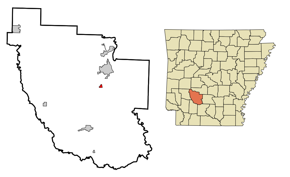 Locator map of Gum Springs