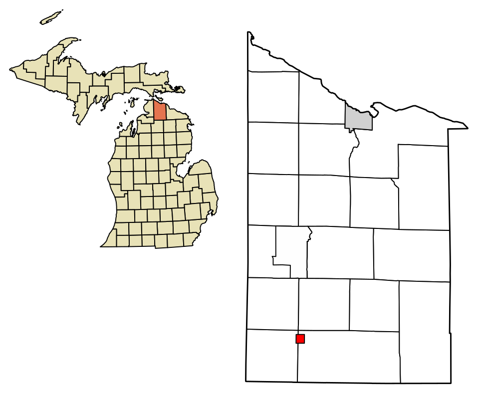 Locator map of Wolverine