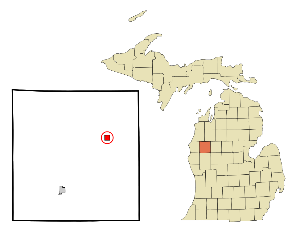 Locator map of Luther
