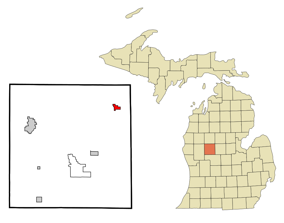 Locator map of Barryton