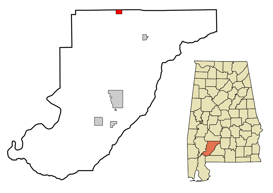 Locator map of Vredenburgh