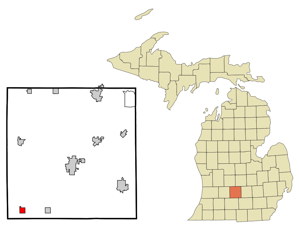 Locator map of Bellevue