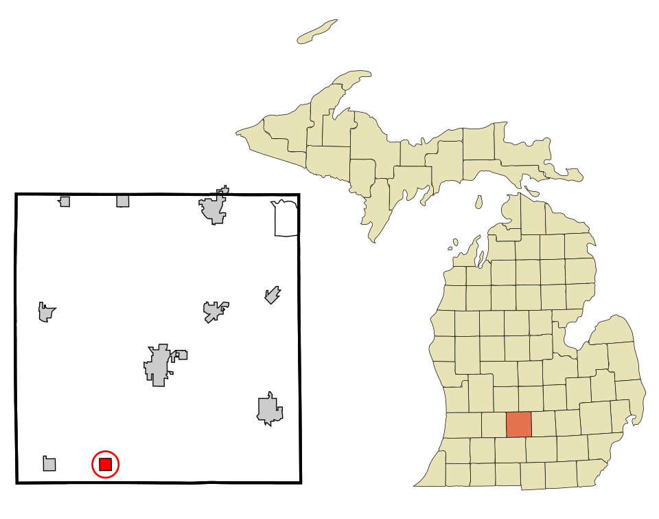 Locator map of Olivet