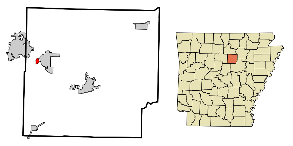 Locator map of Higden