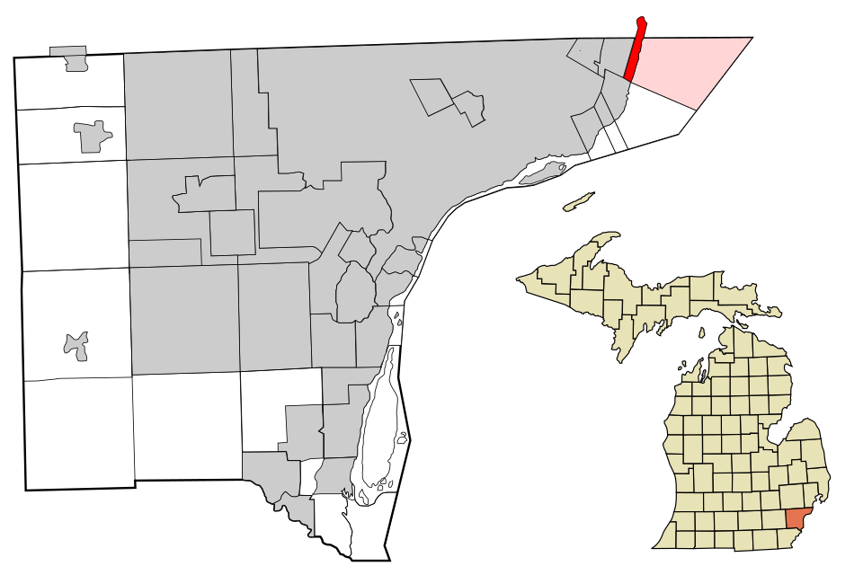 Map of Village of Grosse Pointe Shores