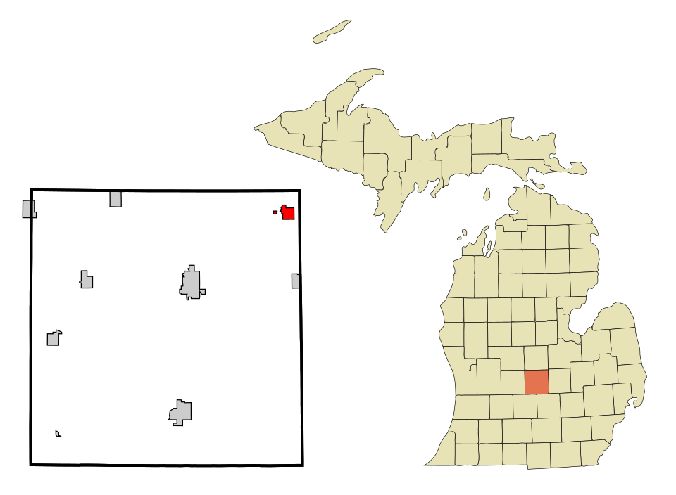 Locator map of Elsie