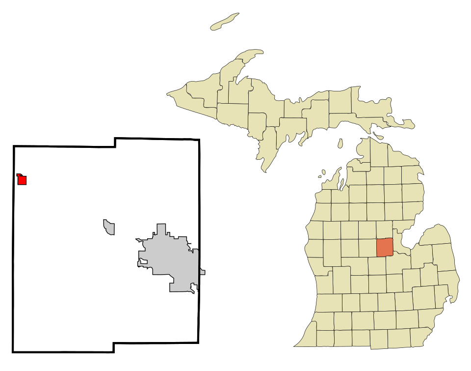 Locator map of Coleman