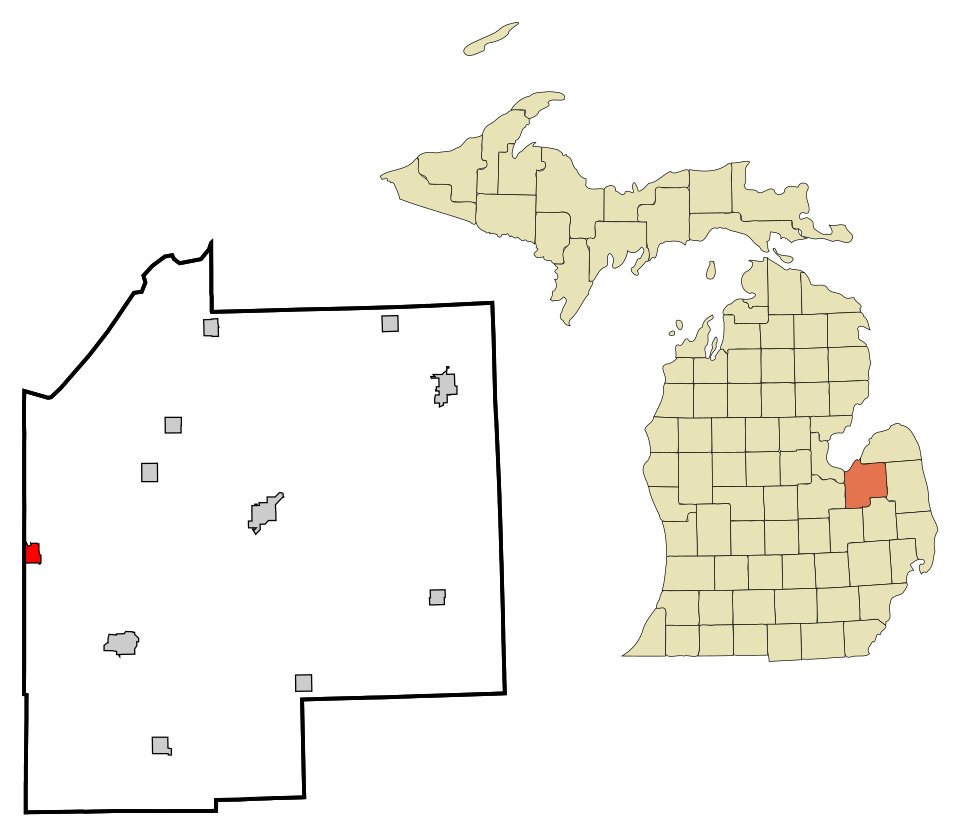 Locator map of Reese