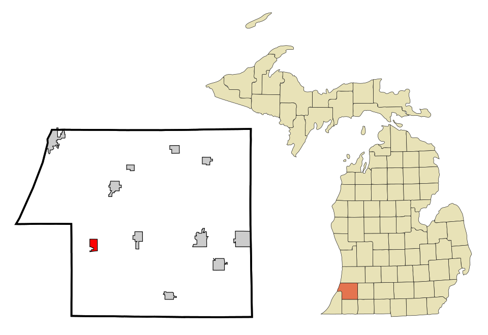Locator map of Hartford