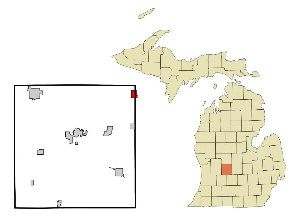 Locator map of Hubbardston