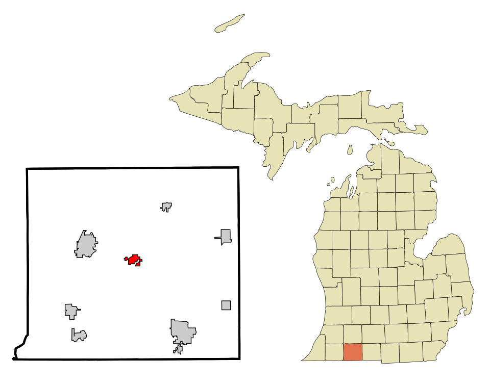 Locator map of Centreville