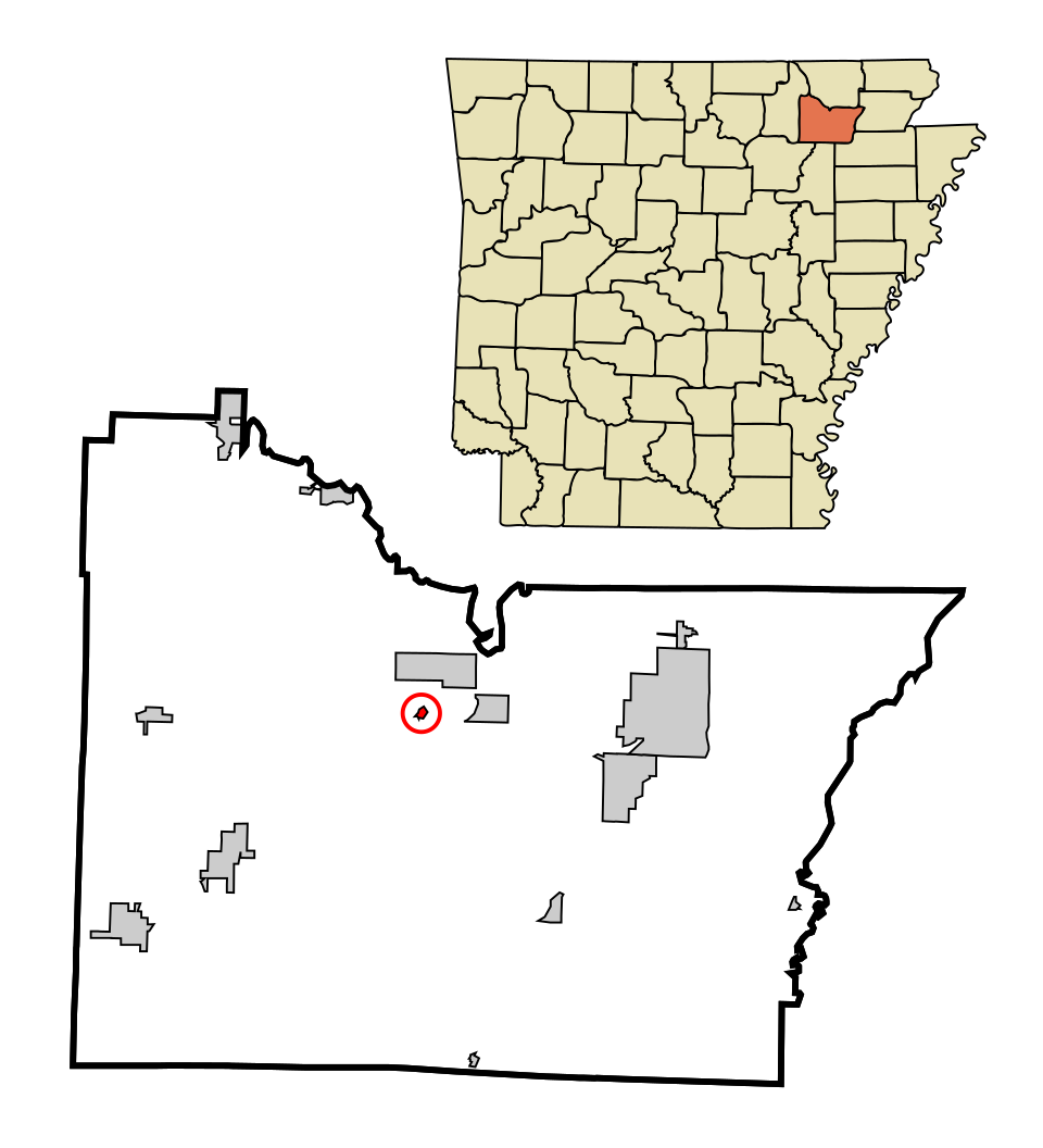 Locator map of Powhatan