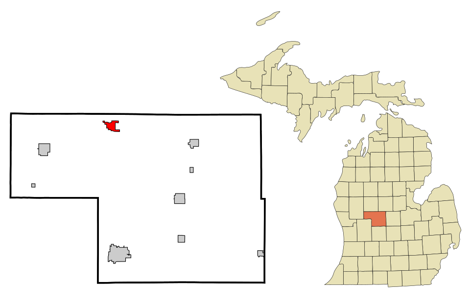 Locator map of Lakeview