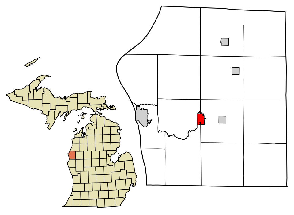 Locator map of Scottville
