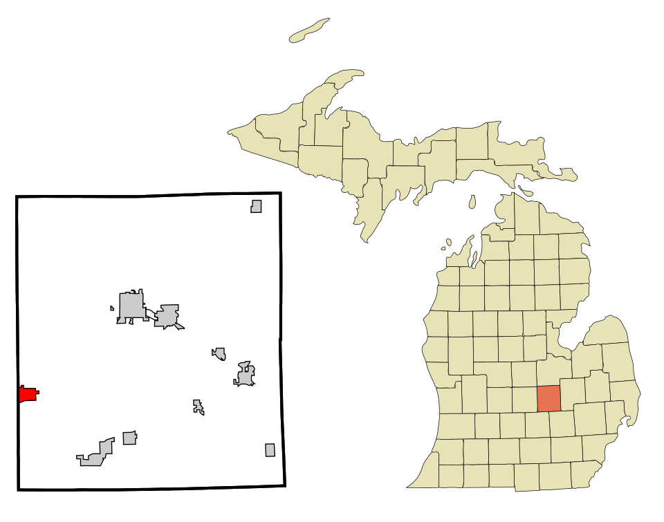 Locator map of Laingsburg