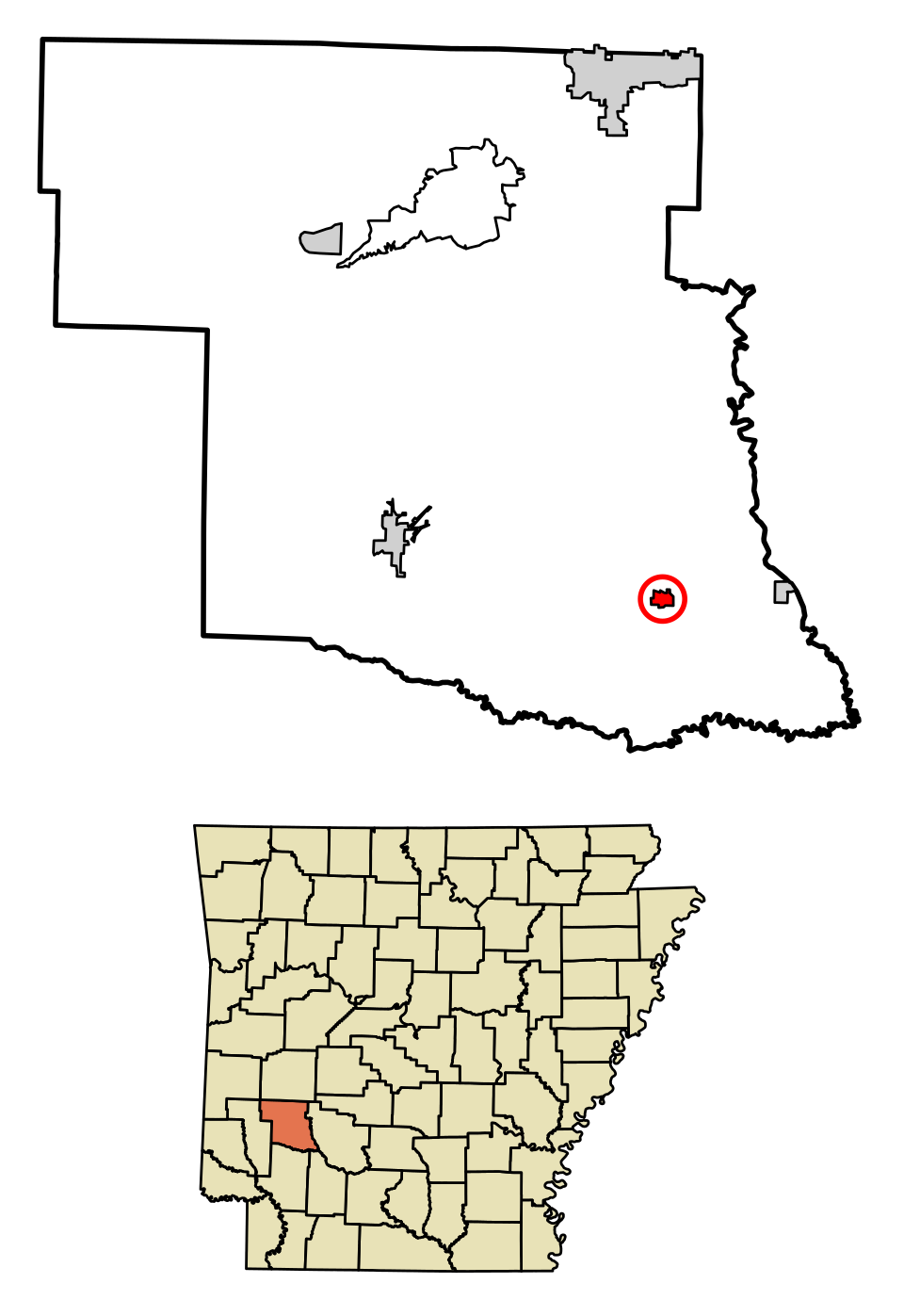 Locator map of Delight