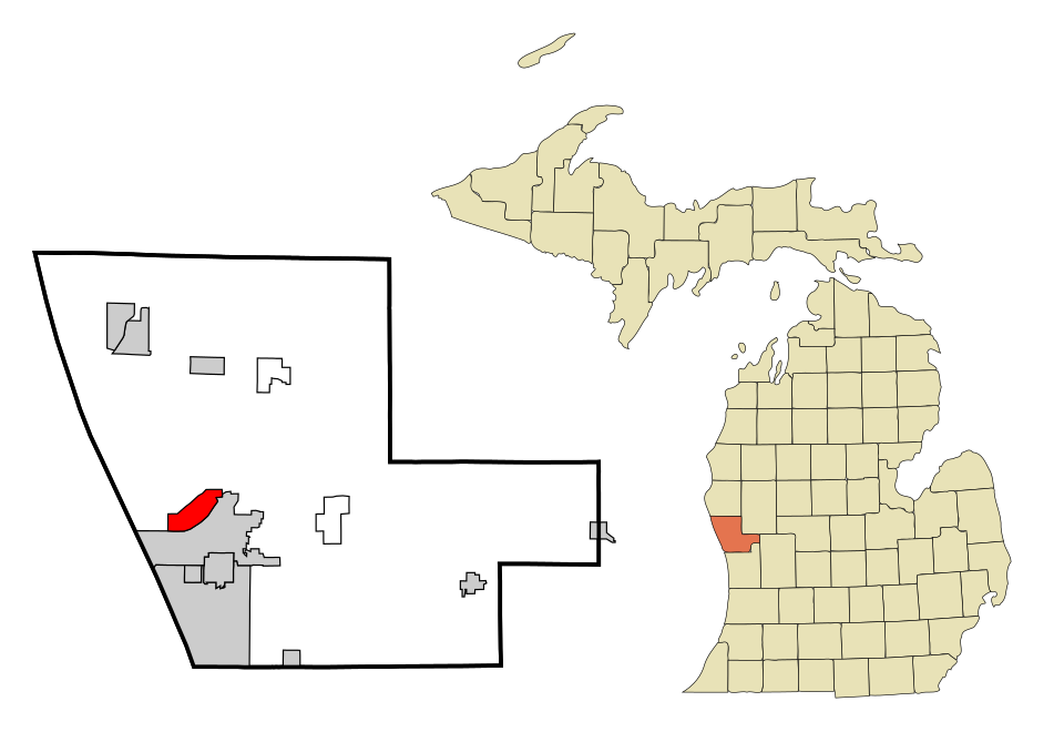 Map of North Muskegon