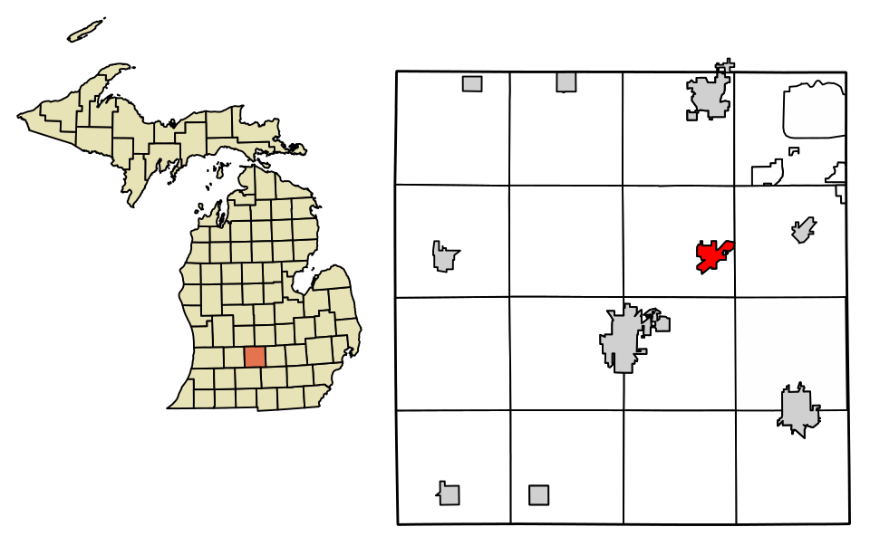 Map of Potterville