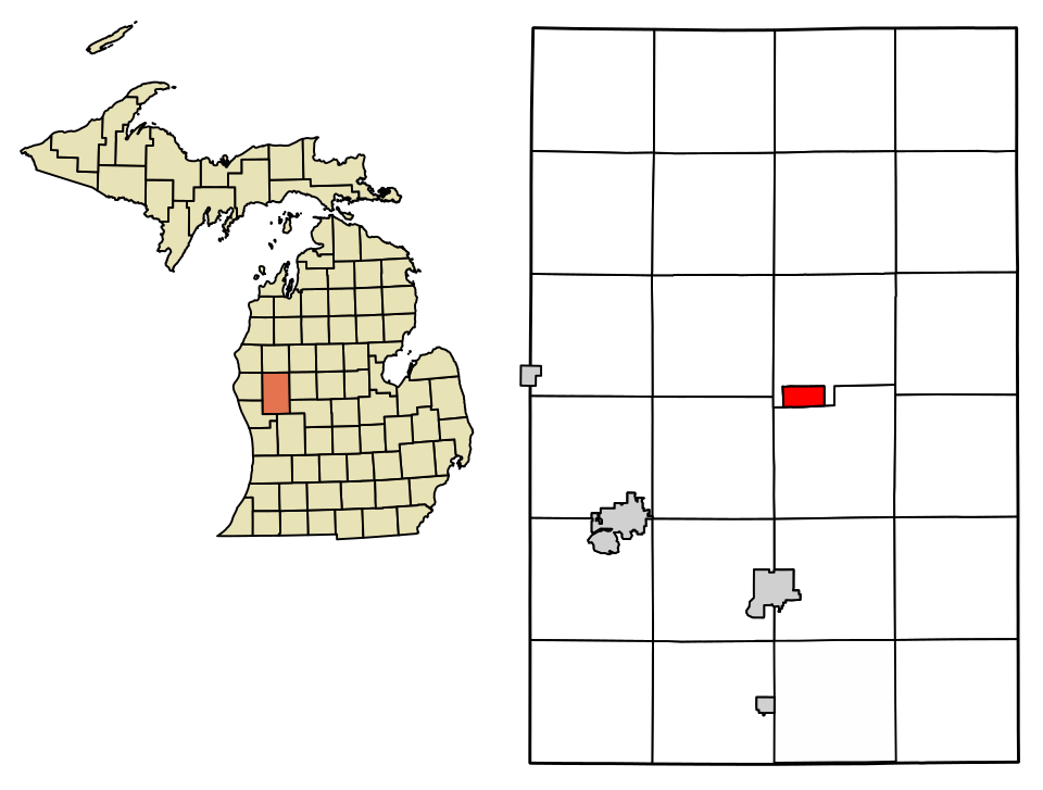 Locator map of White Cloud