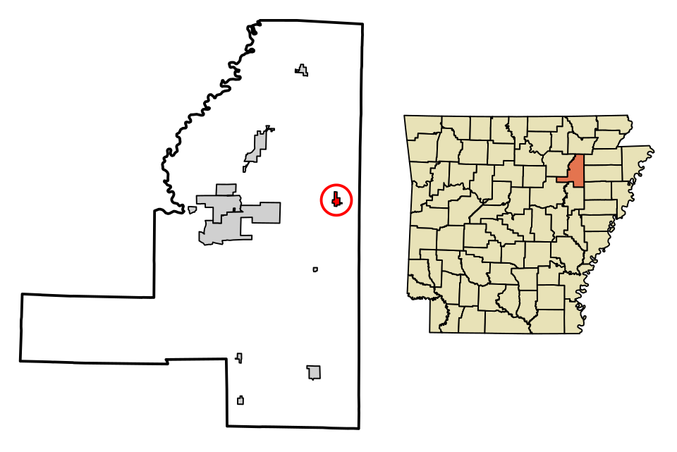 Locator map of Grubbs