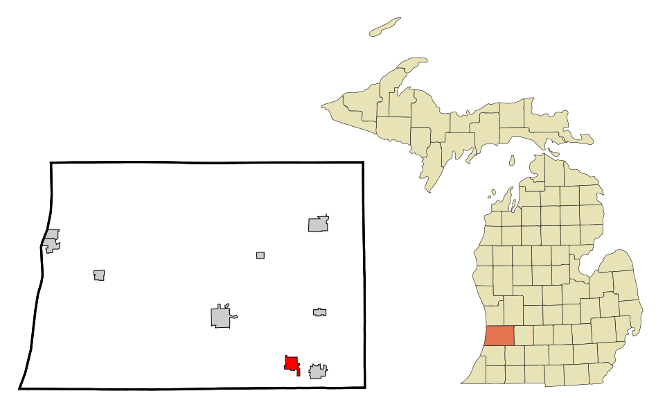 Locator map of Otsego