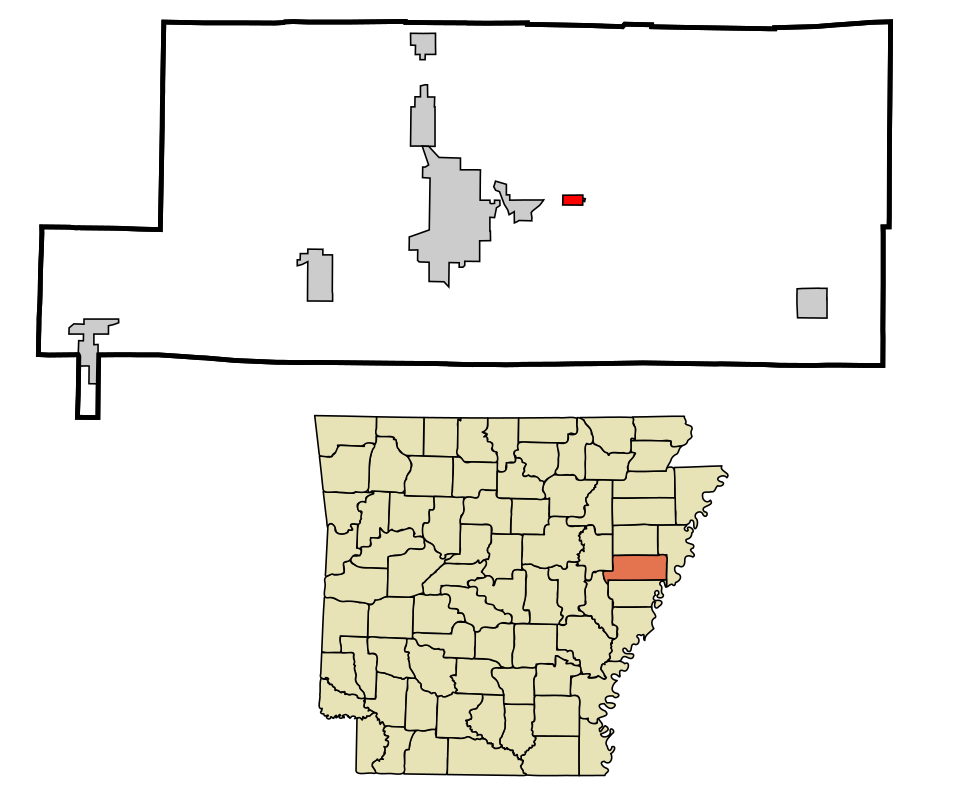 Locator map of Widener