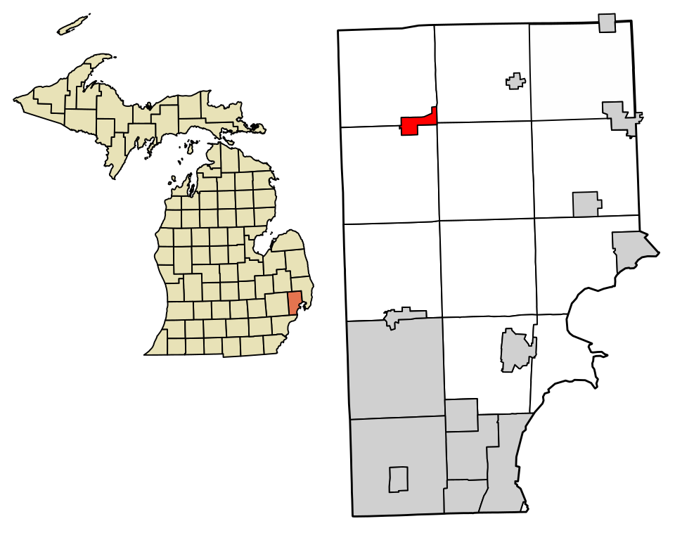 Locator map of Romeo