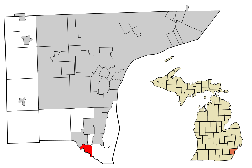 Locator map of Rockwood