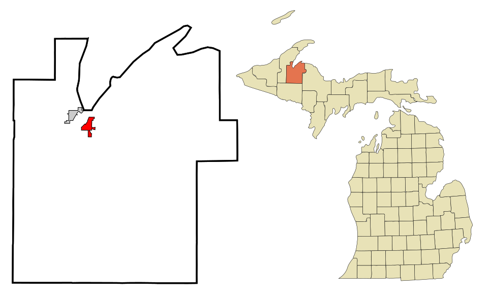 Locator map of L'Anse